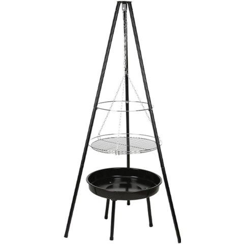 GRILL OGRODOWY WISZĄCY NA TRÓJNOGU 52CM GRILL OGRODOWY WISZĄCY NA TRÓJNOGU 52CM