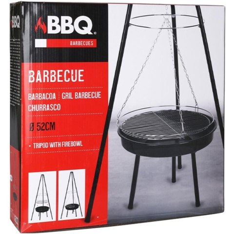GRILL OGRODOWY WISZĄCY NA TRÓJNOGU 52CM GRILL OGRODOWY WISZĄCY NA TRÓJNOGU 52CM