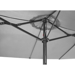PARASOL OGRODOWY XXXL 2.7x4.6M SZARY SASKA GARDEN