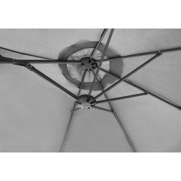 PARASOL OGRODOWY XXXL 2.7x4.6M SZARY SASKA GARDEN