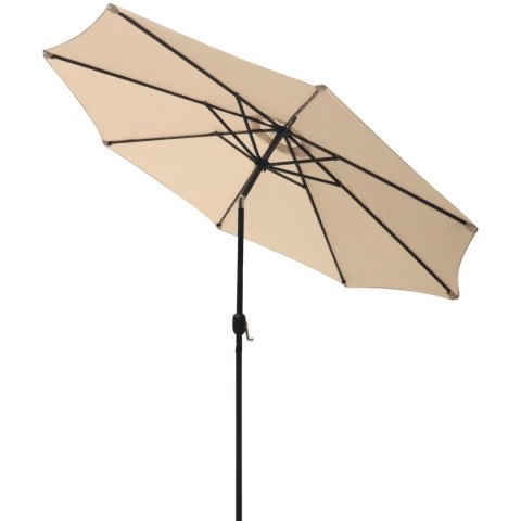 PARASOL OGRODOWY Z OŚWIETLENIEM LED 300CM BEŻOWY PARASOL OGRODOWY Z OŚWIETLENIEM LED 300CM BEŻOWY