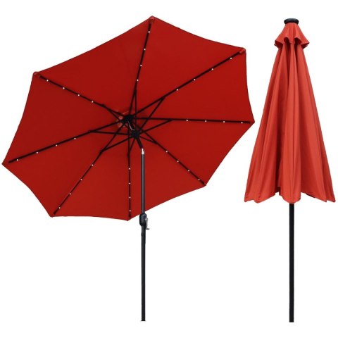 PARASOL OGRODOWY Z OŚWIETLENIEM LED 300CM COCCORA PARASOL OGRODOWY Z OŚWIETLENIEM LED 300CM COCCORA