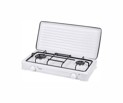 Kuchenka Gazowa Smile Smile KN-02/1K (dwupolowa 4300W biała) Kuchenka Gazowa Smile Smile KN-02/1K (dwupolowa 4300W biała)