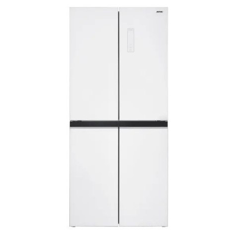 Lodówka z zamrażalnikiem dolnym Multi Door Total Full No Frost MPM-434-SBF-08 białe szkło Lodówka z zamrażalnikiem dolnym Multi Door Total Full No Frost MPM-434-SBF-08 białe szkło