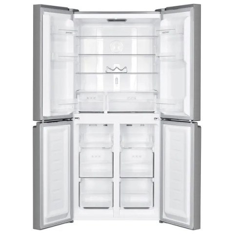 Lodówka z zamrażalnikiem dolnym Multi Door Total Full No Frost MPM-434-SBF-08 białe szkło Lodówka z zamrażalnikiem dolnym Multi Door Total Full No Frost MPM-434-SBF-08 białe szkło