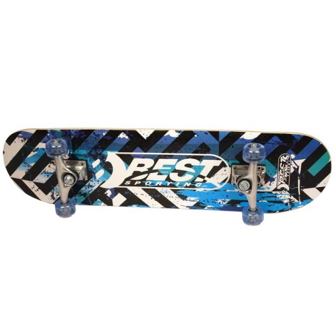 DESKOROLKA DREWNIANA STREET BLUE BEST SPORTING DESKOROLKA DREWNIANA STREET BLUE BEST SPORTING