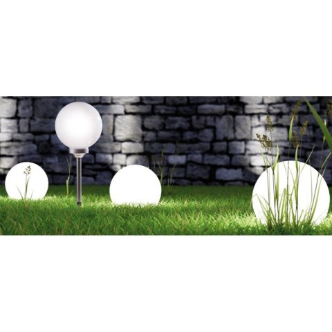 LAMPA SOLARNA KULA MLECZNA 30x62CM LAMPA SOLARNA KULA MLECZNA 30x62CM