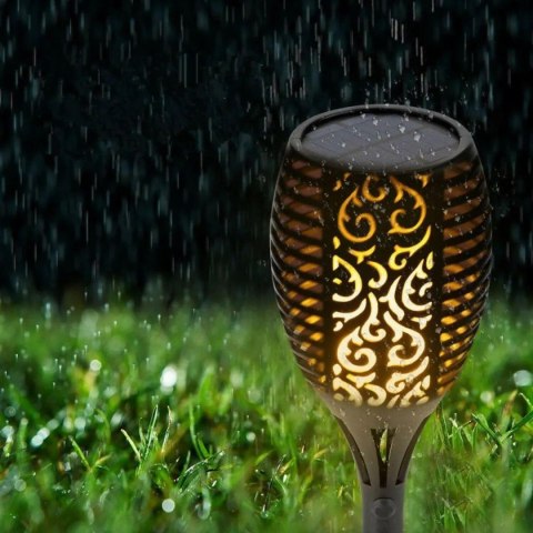 POCHODNIA LAMPA SOLARNA TAŃCZĄCE PŁOMYKI 10X10X86CM 36 LED - 6szt POCHODNIA LAMPA SOLARNA TAŃCZĄCE PŁOMYKI 10X10X86CM 36 LED - 6szt