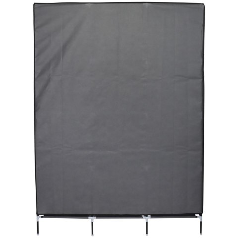 SZAFA TEKSTYLNA GARDEROBA 127x45x172CM CIEMNOSZARA 45221 SZAFA TEKSTYLNA GARDEROBA 127x45x172CM CIEMNOSZARA 45221