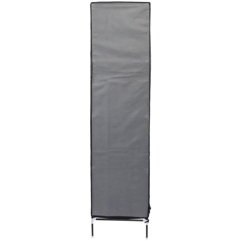 SZAFA TEKSTYLNA GARDEROBA 127x45x172CM CIEMNOSZARA 45221 SZAFA TEKSTYLNA GARDEROBA 127x45x172CM CIEMNOSZARA 45221