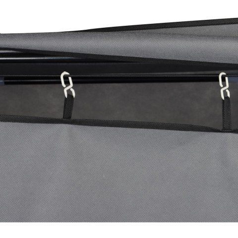 SZAFA TEKSTYLNA GARDEROBA 168x45x172CM CIEMNOSZARA 45238 SZAFA TEKSTYLNA GARDEROBA 168x45x172CM CIEMNOSZARA 45238