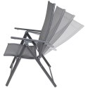 KRZESŁO OGRODOWE 57x68x106CM 2xTEXTLINE 7-POZYCYJNE KPL.2SZT