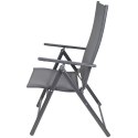 KRZESŁO OGRODOWE 57x68x106CM 2xTEXTLINE 7-POZYCYJNE KPL.2SZT