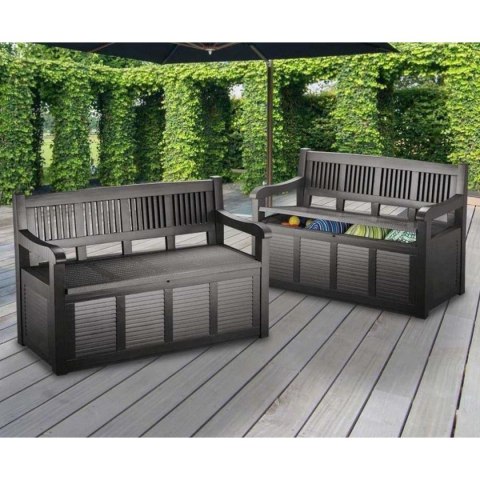 ŁAWKA SKRZYNIA OGRODOWA 2W1 130x60x85CM ŁAWKA SKRZYNIA OGRODOWA 2W1 130x60x85CM