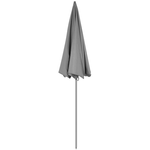 ZESTAW MEBLI OGRODOWYCH OKRĄGŁY STÓŁ 4 KRZESŁA I PARASOL CIEMNY SZARY ZESTAW MEBLI OGRODOWYCH OKRĄGŁY STÓŁ 4 KRZESŁA I PARASOL CIEMNY SZARY