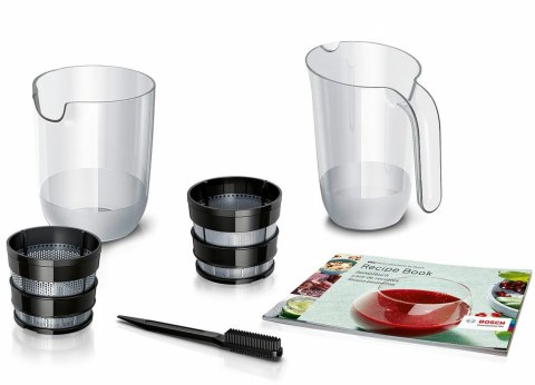 Wyciskarka wolnoobrotowa Do owoców i warzyw BOSCH MESM500W (150W; kolor czarno-biały) Wyciskarka wolnoobrotowa Do owoców i warzyw BOSCH MESM500W (150W; kolor czarno-biały)