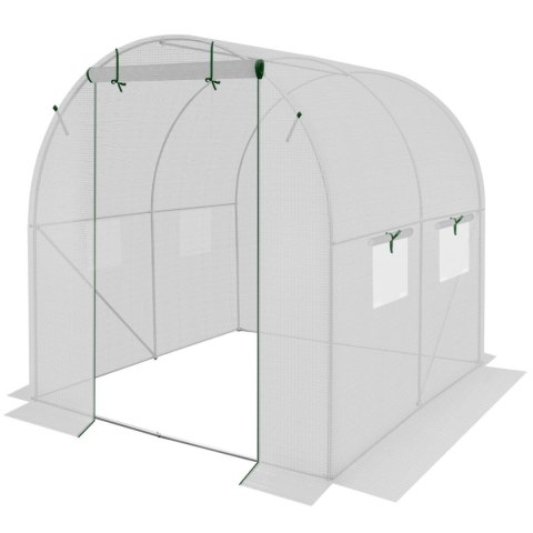 SZKLARNIA TUNEL OGRODOWY 200x200x200CM PE KONSTRUKCJA STAL BIAŁA SZKLARNIA TUNEL OGRODOWY 200x200x200CM PE KONSTRUKCJA STAL BIAŁA