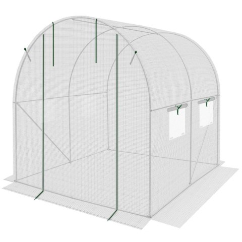 SZKLARNIA TUNEL OGRODOWY 200x200x200CM PE KONSTRUKCJA STAL BIAŁA SZKLARNIA TUNEL OGRODOWY 200x200x200CM PE KONSTRUKCJA STAL BIAŁA