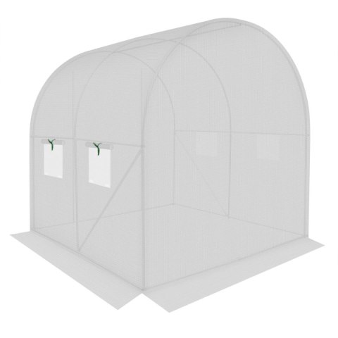 SZKLARNIA TUNEL OGRODOWY 200x200x200CM PE KONSTRUKCJA STAL BIAŁA SZKLARNIA TUNEL OGRODOWY 200x200x200CM PE KONSTRUKCJA STAL BIAŁA