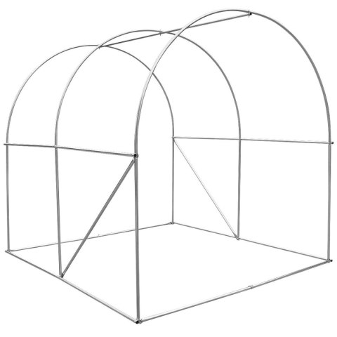SZKLARNIA TUNEL OGRODOWY 200x200x200CM PE KONSTRUKCJA STAL BIAŁA SZKLARNIA TUNEL OGRODOWY 200x200x200CM PE KONSTRUKCJA STAL BIAŁA