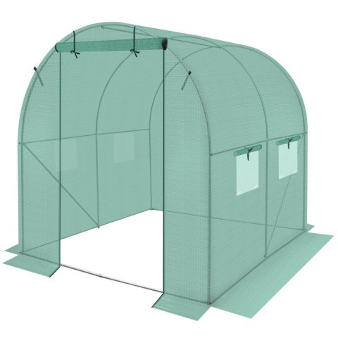 SZKLARNIA TUNEL OGRODOWY 200x200x200CM PE KONSTRUKCJA STAL ZIELONA SZKLARNIA TUNEL OGRODOWY 200x200x200CM PE KONSTRUKCJA STAL ZIELONA