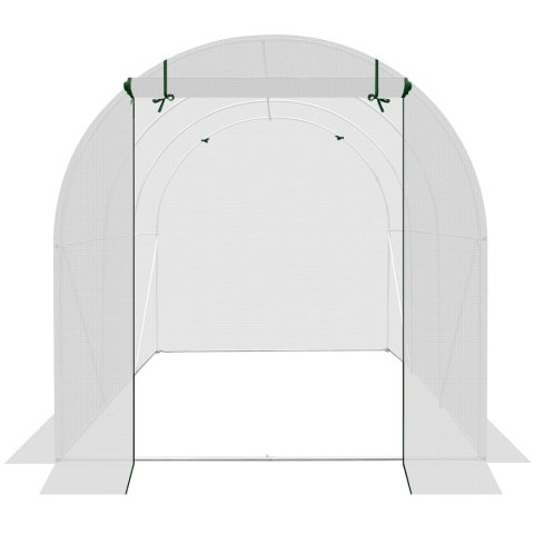 SZKLARNIA TUNEL OGRODOWY 200X300X200CM PE KONTRUKCJA STAL BIAŁA SZKLARNIA TUNEL OGRODOWY 200X300X200CM PE KONTRUKCJA STAL BIAŁA