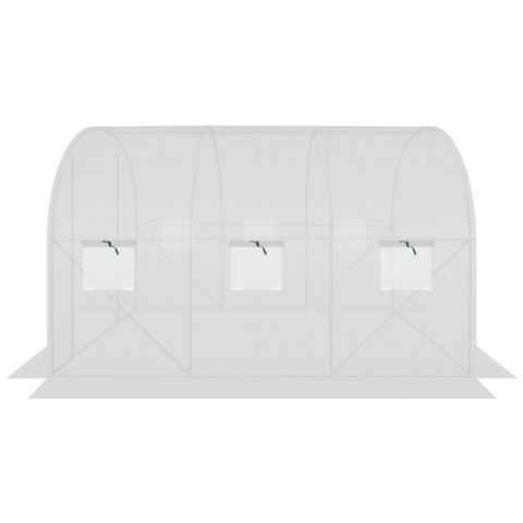 SZKLARNIA TUNEL OGRODOWY 200X300X200CM PE KONTRUKCJA STAL BIAŁA SZKLARNIA TUNEL OGRODOWY 200X300X200CM PE KONTRUKCJA STAL BIAŁA
