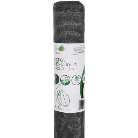 SIATKA CIENIUJĄCA 140G/M2 1.5X25M CIEMNO SZARA SIATKA CIENIUJĄCA 140G/M2 1.5X25M CIEMNO SZARA