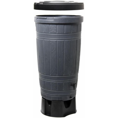 ZBIORNIK POJEMNIK NA DESZCZÓWKĘ BECZKA WOODCAN 265L CZARNY ZBIORNIK POJEMNIK NA DESZCZÓWKĘ BECZKA WOODCAN 265L CZARNY