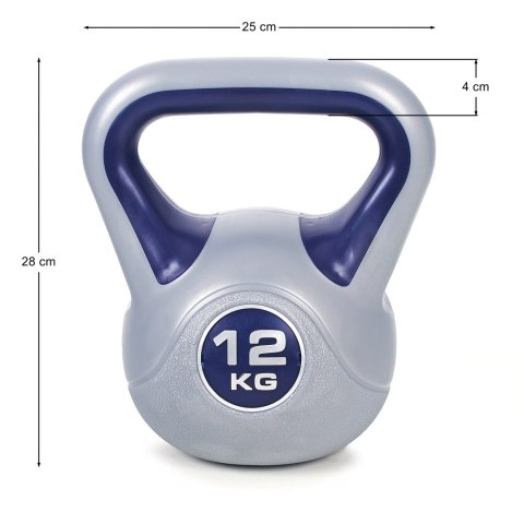 Kettlebell Winylowy Hantla 12 kg Kettlebell Winylowy Hantla 12 kg