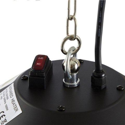 GRZEJNIK OGRODOWY WISZĄCY 1500W Z PILOTEM ALPINA