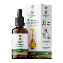 Olejek CBG 5% 500 mg Full Spectrum – Naturalne Wsparcie Zdrowia