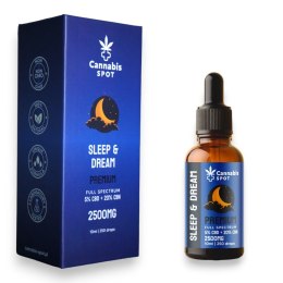 Olejek SleepDream Premium 5% CBD + 20% CBN – Naturalne Wsparcie Snu