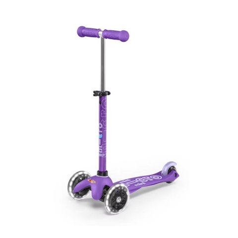 Micro Trójkołowa hulajnoga Maxi Deluxe LED PURPLE Micro Trójkołowa hulajnoga Maxi Deluxe LED PURPLE