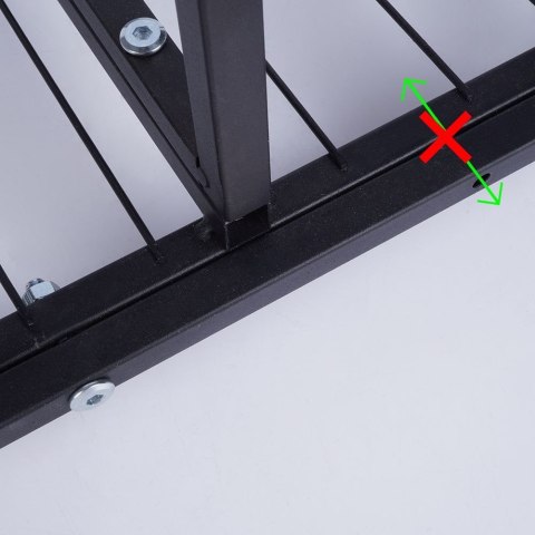 Kwietnik metalowy czarny 5-poziomowy 84,5 cm (II KATEGORIA) Kwietnik metalowy czarny 5-poziomowy 84,5 cm (II KATEGORIA)