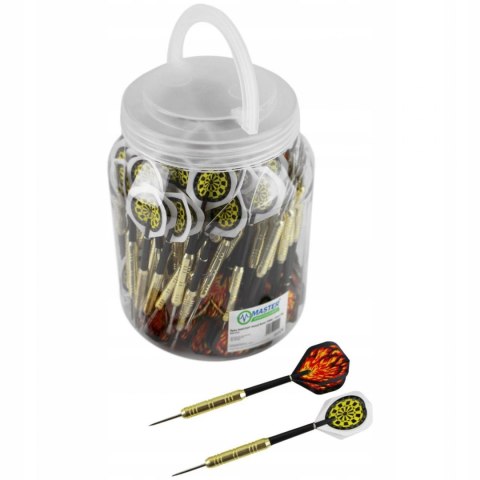 Lotki Rzutki do Gry w Darta MASTER 16 g (100 szt.) z ostrymi końcówkami Lotki Rzutki do Gry w Darta MASTER 16 g (100 szt.) z ostrymi końcówkami