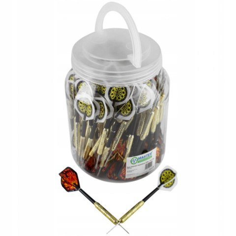 Lotki Rzutki do Gry w Darta MASTER 16 g (100 szt.) z ostrymi końcówkami Lotki Rzutki do Gry w Darta MASTER 16 g (100 szt.) z ostrymi końcówkami