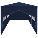 PAWILON NAMIOT OGRODOWY CATERINGOWY PE 6x3M + 6 ŚCIANEK GRANATOWY