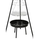 GRILL OGRODOWY WISZĄCY NA TRÓJNOGU 52CM