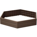 GRZĄDKA RABATKA OGRODOWA OBRZEŻE BASE WOOD RUSTYKALNA CEGŁA