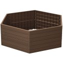 GRZĄDKA RABATKA OGRODOWA OBRZEŻE BASE WOOD RUSTYKALNA CEGŁA
