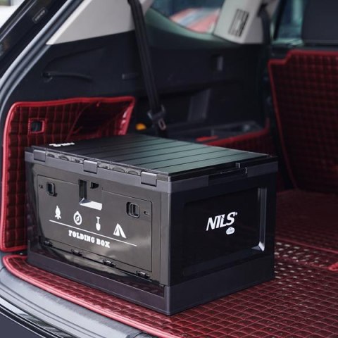 NCB4006 Składana Skrzynia Kempingowa 50L z Funkcją Stołu 2w1 NCB4006 Składana Skrzynia Kempingowa 50L z Funkcją Stołu 2w1