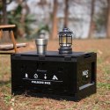 NCB4006 Składana Skrzynia Kempingowa 50L z Funkcją Stołu 2w1