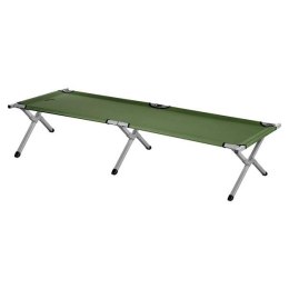 NC2756 Łóżko Polowe Składane 200 cm Zielone NILS CAMP –Komfort i Mobilność!