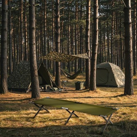 NC2756 Łóżko Polowe Składane 200 cm Zielone NILS CAMP –Komfort i Mobilność! NC2756 Łóżko Polowe Składane 200 cm Zielone NILS CAMP –Komfort i Mobilność!