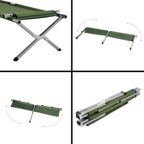 NC2756 Łóżko Polowe Składane 200 cm Zielone NILS CAMP –Komfort i Mobilność! NC2756 Łóżko Polowe Składane 200 cm Zielone NILS CAMP –Komfort i Mobilność!