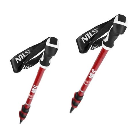TK8601 RED KIJE TREKKINGOWE ALUMINIOWE NILS TK8601 RED KIJE TREKKINGOWE ALUMINIOWE NILS