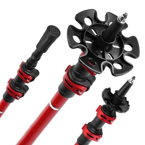 TK8601 RED KIJE TREKKINGOWE ALUMINIOWE NILS TK8601 RED KIJE TREKKINGOWE ALUMINIOWE NILS
