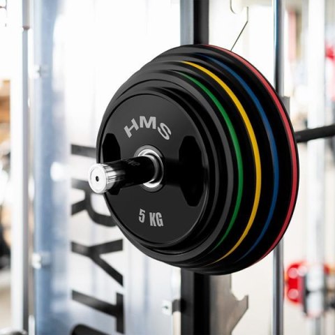 TOG ZESTAW TALERZY OLIMPIJSKICH OGUMOWANYCH 2 x 5 - 25 KG (150 KG) HMS TOG ZESTAW TALERZY OLIMPIJSKICH OGUMOWANYCH 2 x 5 - 25 KG (150 KG) HMS