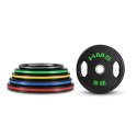 TOG10 talerze olimpijskie gumowane 2 x 10 kg HMS czarno-zielone siłownia